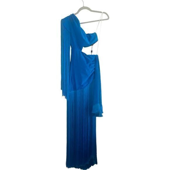 blue fringe dress revolve PQ Swim Blueberry Claudia Fringe Dress XS/S / blue main image 0